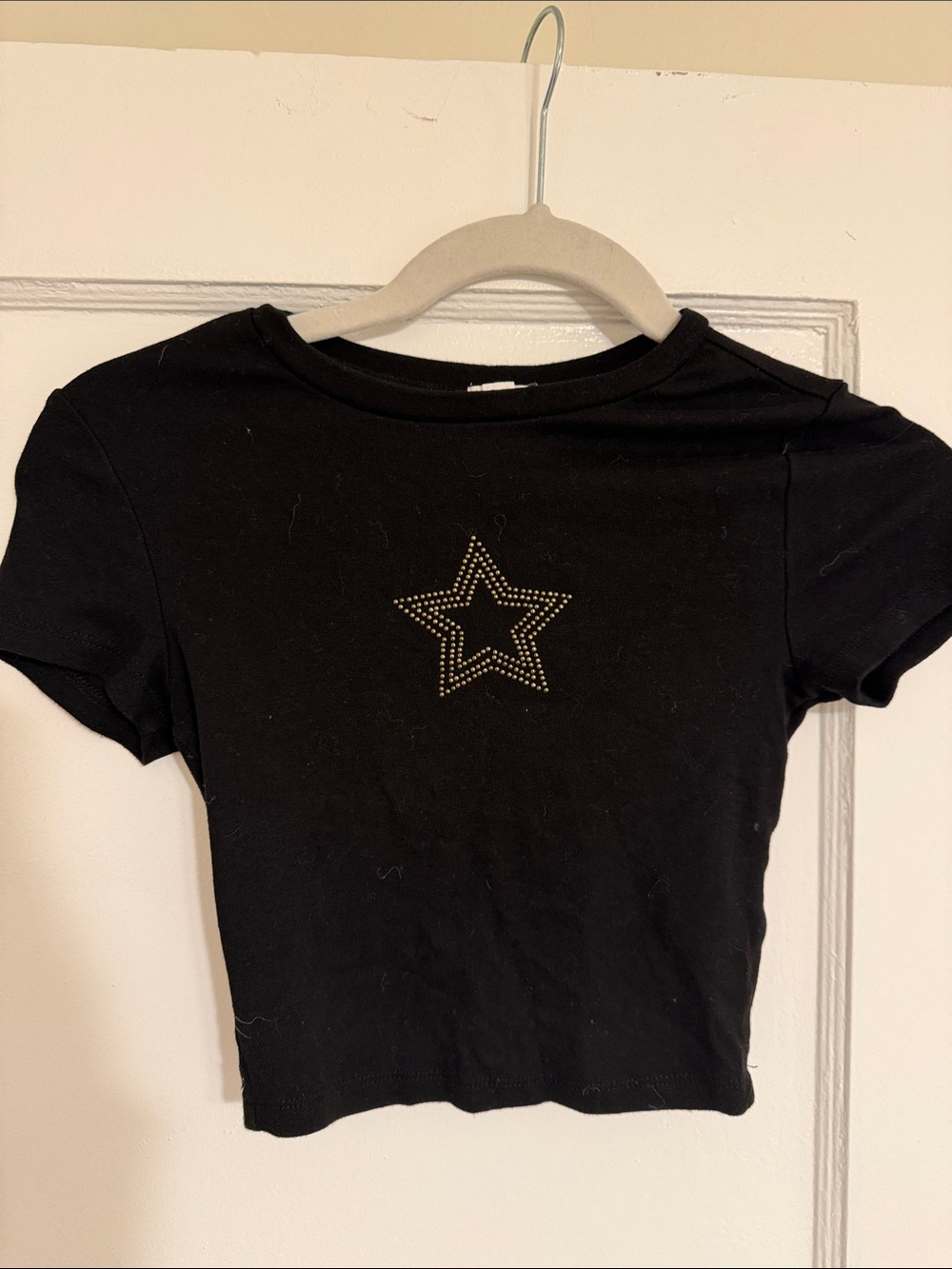 Garage Black Tee with Subtle White Label Detail